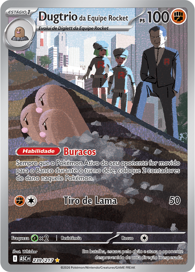Dugtrio da Equipe Rocket - Pokémon TCG - MoxLand