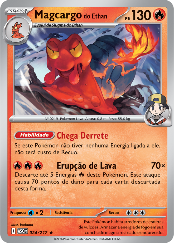 Magcargo do Ethan - Pokémon TCG - MoxLand