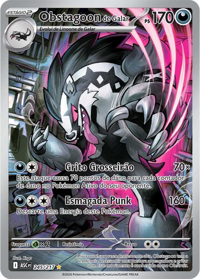 Obstagoon de Galar - Pokémon TCG - MoxLand