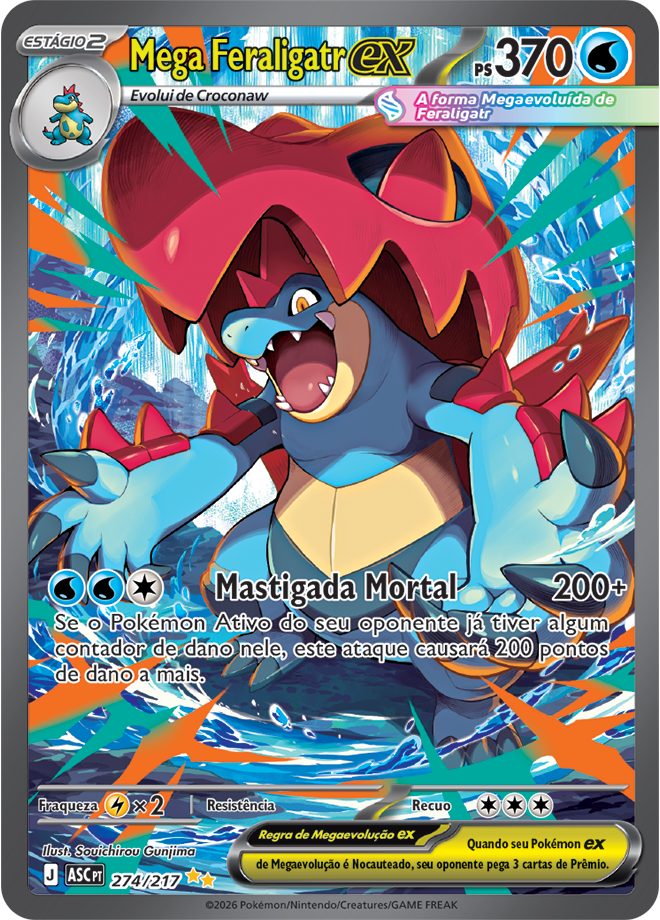 Mega Feraligatr ex - Pokémon TCG - MoxLand