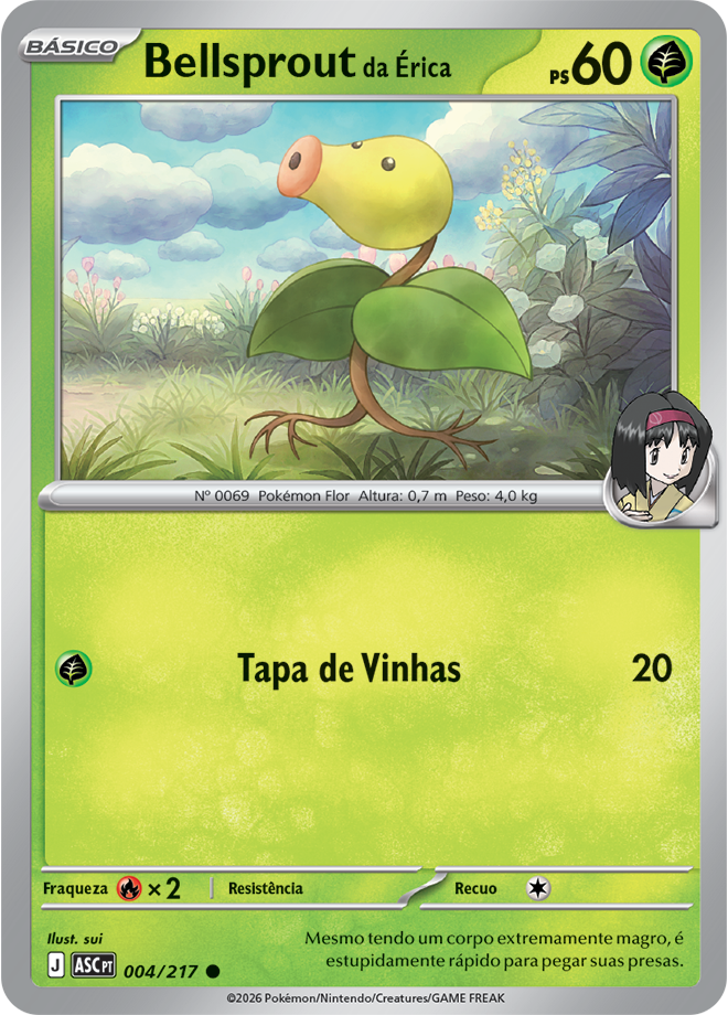 Bellsprout da Érica - Pokémon TCG - MoxLand