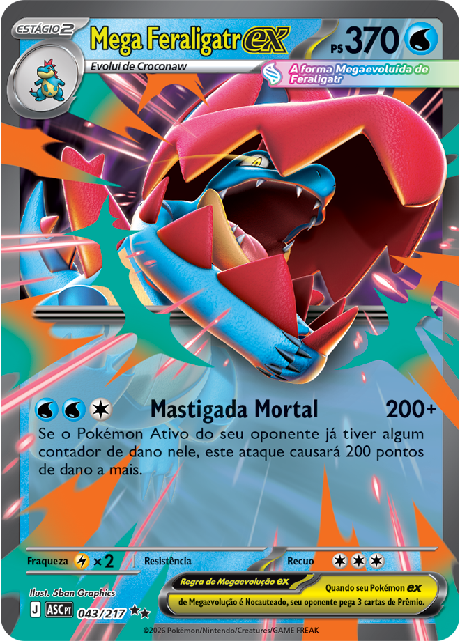 Mega Feraligatr ex - Pokémon TCG - MoxLand