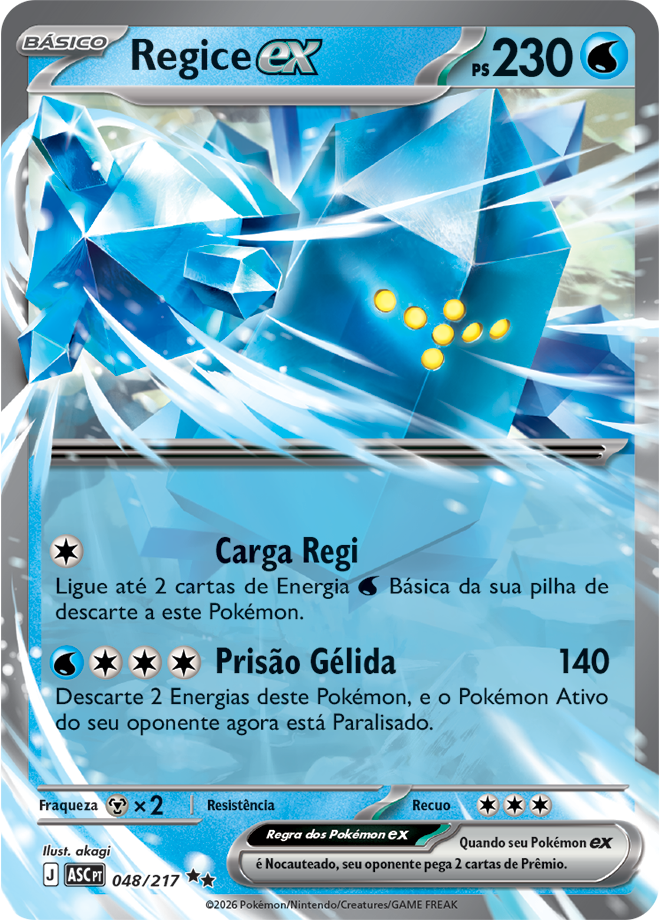 Regice ex - Pokémon TCG - MoxLand