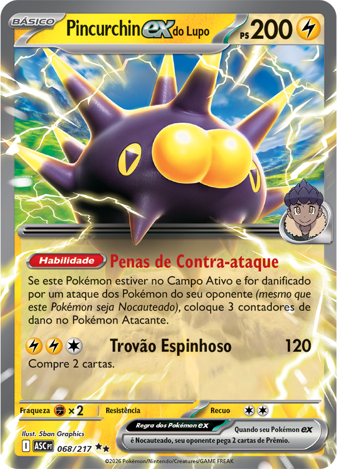 Pincurchin ex do Lupo - Pokémon TCG - MoxLand