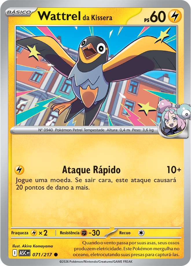 Wattrel da Kissera - Pokémon TCG - MoxLand
