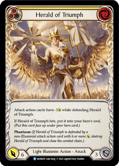 Herald of Triumph (Yellow) - Flesh and Blood TCG - MoxLand