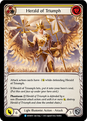 Herald of Triumph (Yellow) - Flesh and Blood TCG - MoxLand