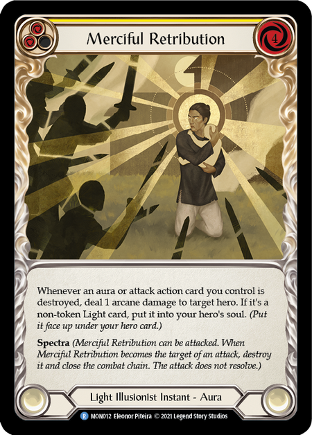 Merciful Retribution (Yellow) - Flesh and Blood TCG - MoxLand