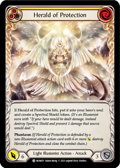 Herald of Protection (Yellow) - Flesh and Blood TCG - MoxLand