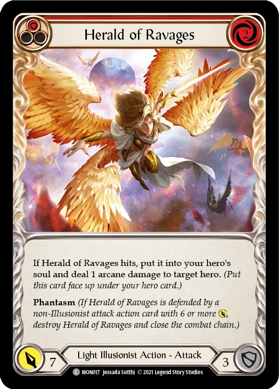 Herald of Ravages (Red) - Flesh and Blood TCG - MoxLand