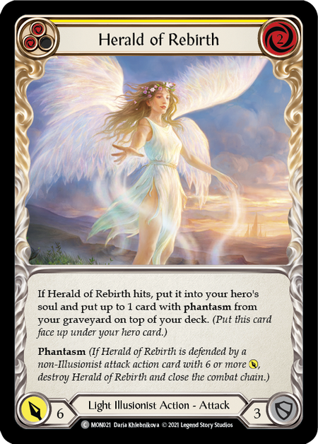 Herald of Rebirth (Yellow) - Flesh and Blood TCG - MoxLand