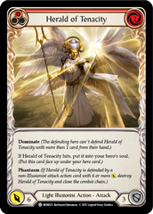 Herald of Tenacity (Red) - Flesh and Blood TCG - MoxLand