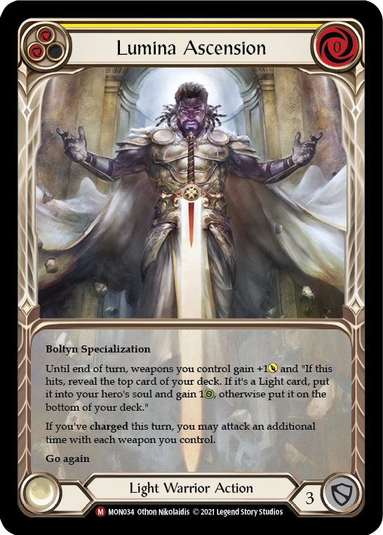 Lumina Ascension (Yellow) - Flesh and Blood TCG - MoxLand