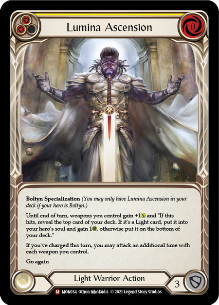 Lumina Ascension (Yellow) - Flesh and Blood TCG - MoxLand