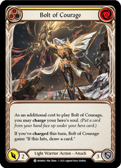 Bolt of Courage (Yellow) - Flesh and Blood TCG - MoxLand