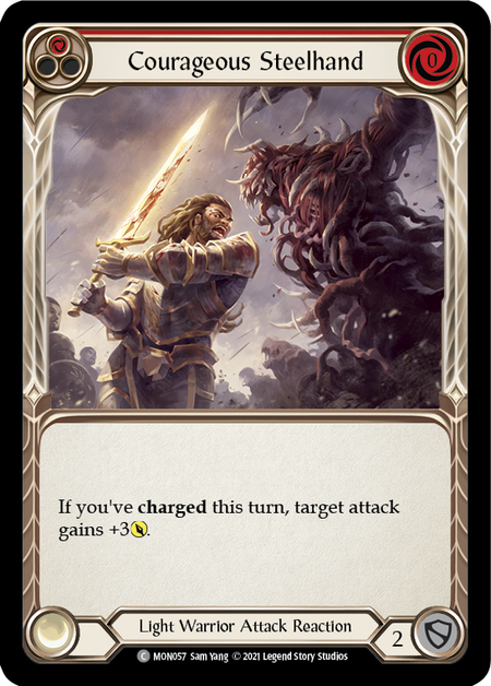 Courageous Steelhand (Red) - Flesh and Blood TCG - MoxLand