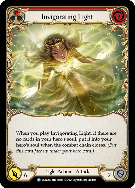 Invigorating Light (Red) - Flesh and Blood TCG - MoxLand