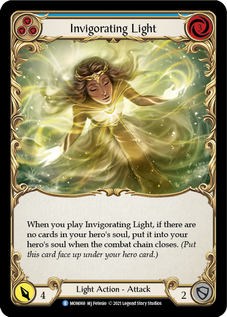Invigorating Light (Blue) - Flesh and Blood TCG - MoxLand