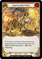 Impenetrable Belief (Red) - Flesh and Blood TCG - MoxLand