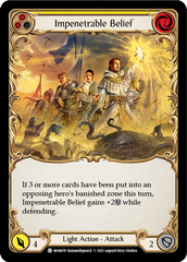 Impenetrable Belief (Yellow) - Flesh and Blood TCG - MoxLand