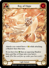 Ray of Hope (Yellow) - Flesh and Blood TCG - MoxLand