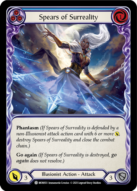Spears of Surreality (Blue) - Flesh and Blood TCG - MoxLand