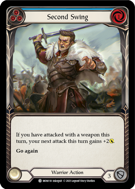 Second Swing (Blue) - Flesh and Blood TCG - MoxLand