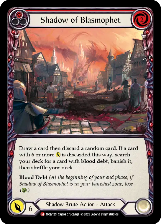 Shadow of Blasmophet (Red) - Flesh and Blood TCG - MoxLand