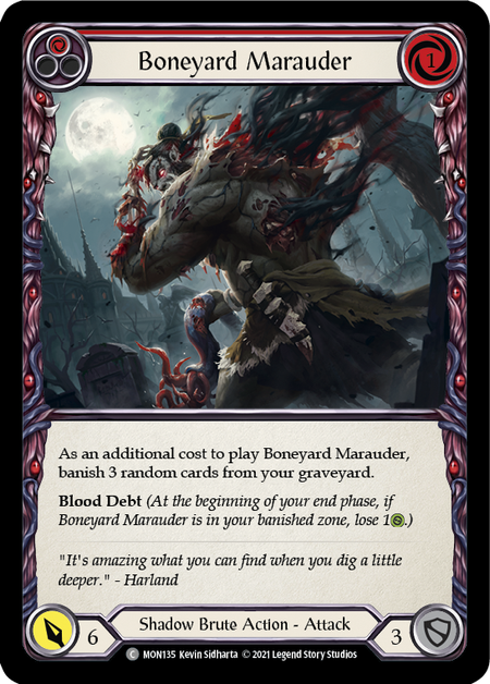 Boneyard Marauder (Red) - Flesh and Blood TCG - MoxLand