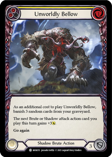 Unworldly Bellow (Yellow) - Flesh and Blood TCG - MoxLand