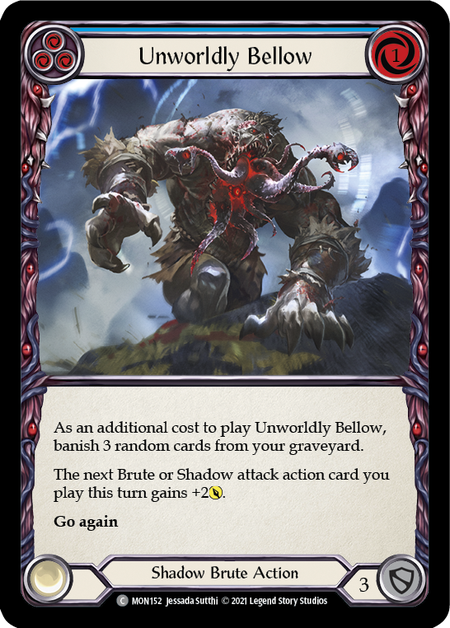 Unworldly Bellow (Blue) - Flesh and Blood TCG - MoxLand