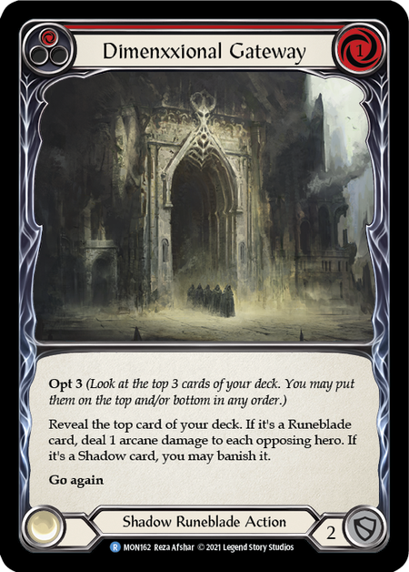Dimenxxional Gateway (Red) - Flesh and Blood TCG - MoxLand