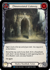 Dimenxxional Gateway (Blue) - Flesh and Blood TCG - MoxLand