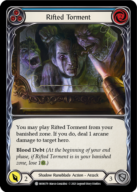 Rifted Torment (Blue) - Flesh and Blood TCG - MoxLand