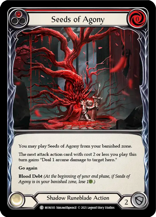 Seeds of Agony (Red) - Flesh and Blood TCG - MoxLand