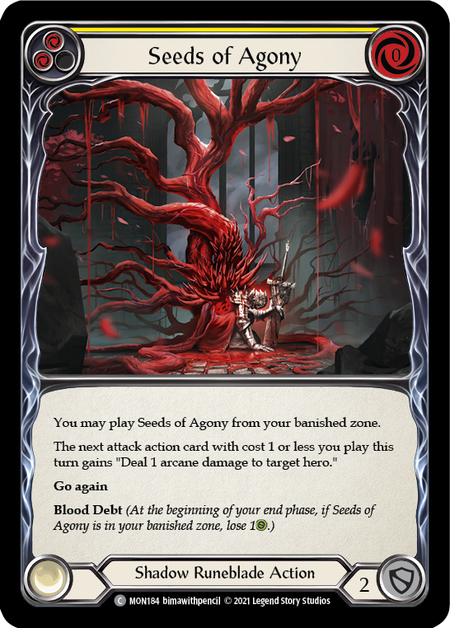 Seeds of Agony (Yellow) - Flesh and Blood TCG - MoxLand