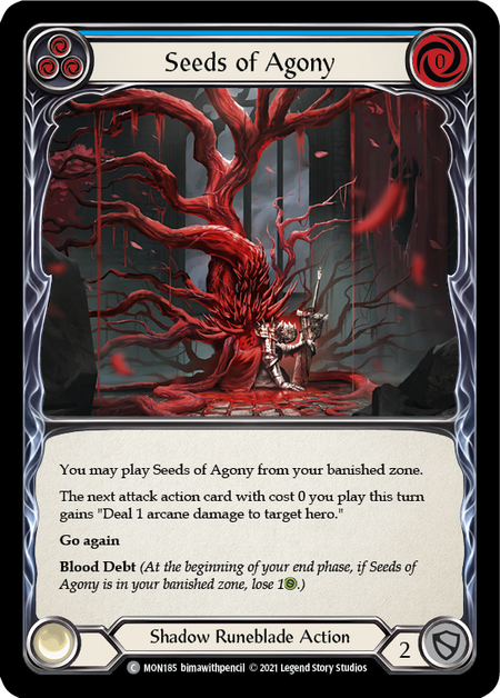 Seeds of Agony (Blue) - Flesh and Blood TCG - MoxLand