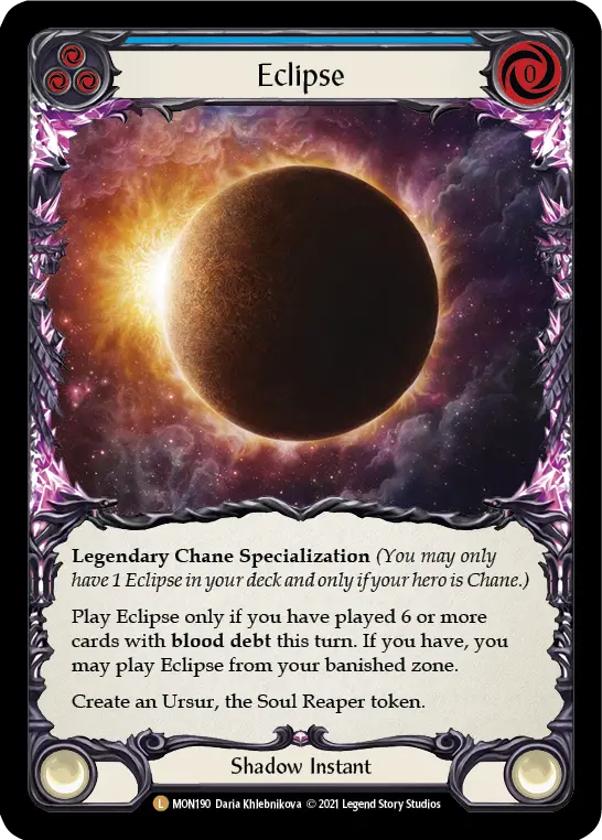 Eclipse (Blue) - Flesh and Blood TCG - MoxLand