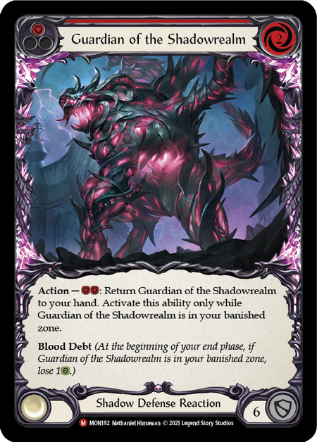 Guardian of the Shadowrealm (Red) - Flesh and Blood TCG - MoxLand