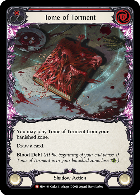 Tome of Torment (Red) - Flesh and Blood TCG - MoxLand