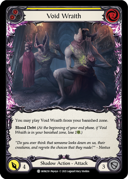 Void Wraith (Yellow) - Flesh and Blood TCG - MoxLand