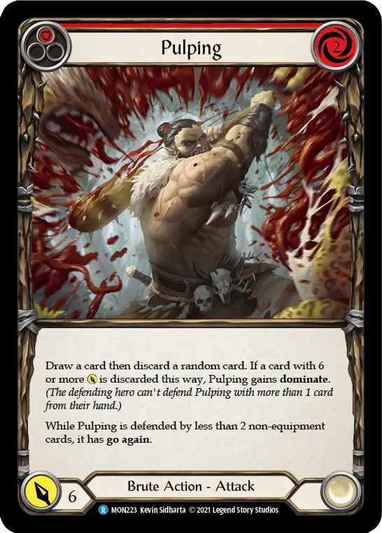 Pulping (Red) - Flesh and Blood TCG - MoxLand