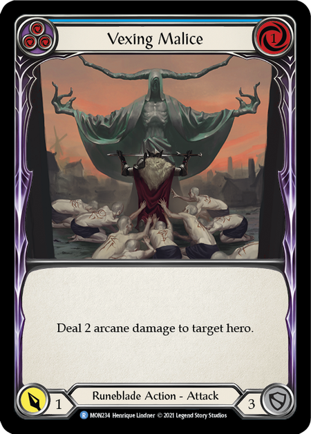 Vexing Malice (Blue) - Flesh and Blood TCG - MoxLand