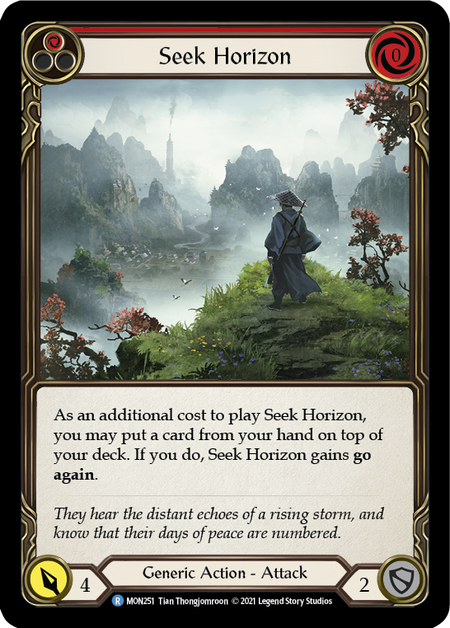 Seek Horizon (Red) - Flesh and Blood TCG - MoxLand