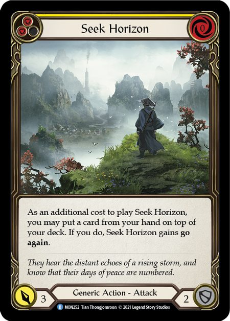 Seek Horizon (Yellow) - Flesh and Blood TCG - MoxLand