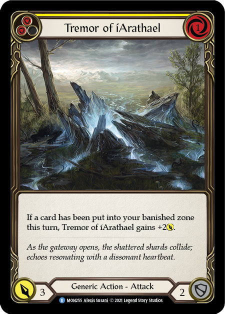Tremor of íArathael (Yellow) - Flesh and Blood TCG - MoxLand