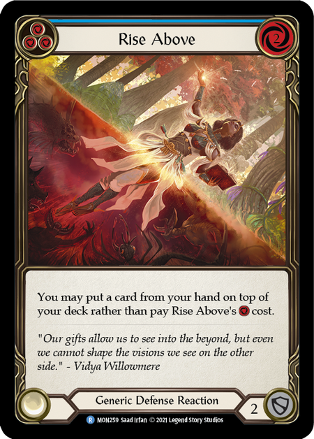 Rise Above (Blue) - Flesh and Blood TCG - MoxLand