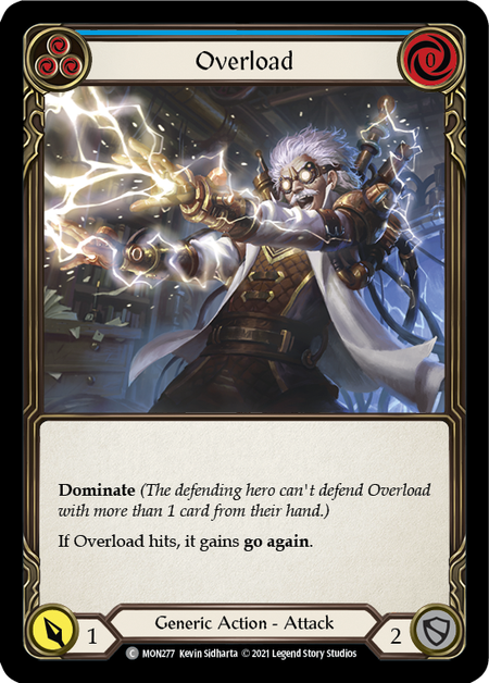 Overload (Blue) - Flesh and Blood TCG - MoxLand