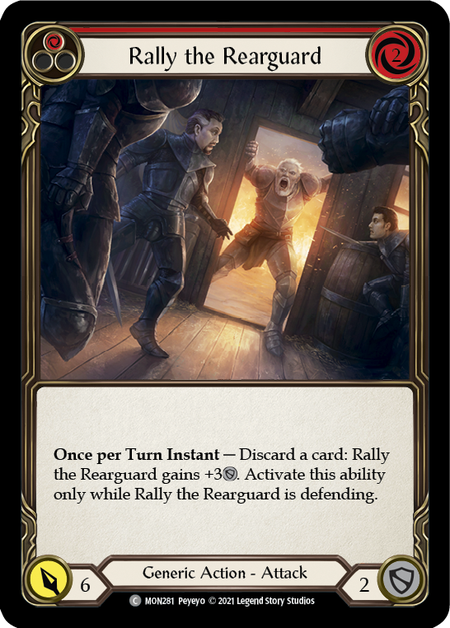 Rally the Rearguard (Red) - Flesh and Blood TCG - MoxLand