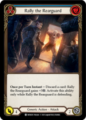 Rally the Rearguard (Blue) - Flesh and Blood TCG - MoxLand